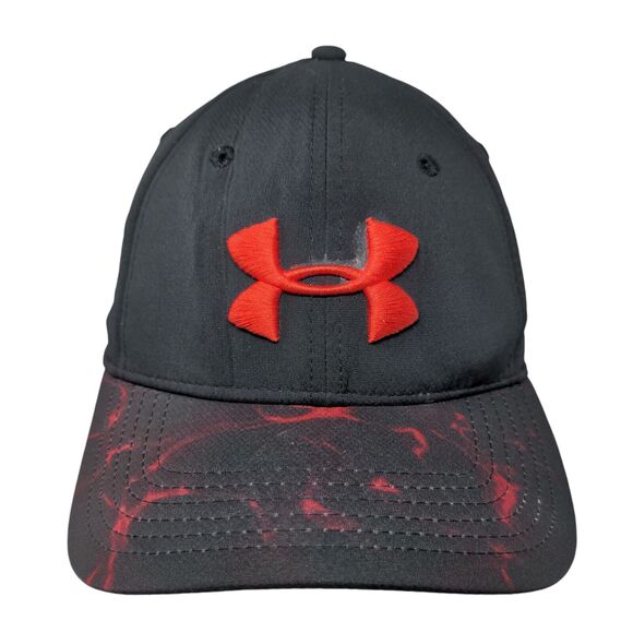 Under Armour Fitted Hat Black Large/XL Embroidered Logo Vent Holes - Picture 1 of 7